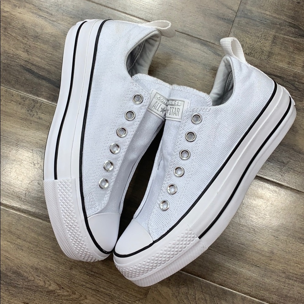 CONVERSE CTAS LIFT SLIP white/white/black - Picture 2 of 16